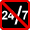 not 24-7